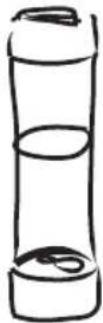 Sogo SS-5515-O - VASO BATIDORA BOTELLA HELADERA - 1