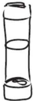Sogo SS-5515-O - BLENDER GLASS COOLER BOTTLE - 1