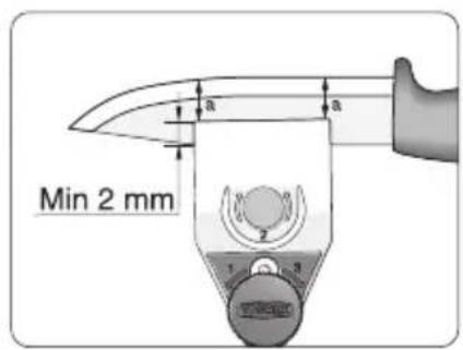 Tormek KJ-45 - Montera kniven i jiggen - 2