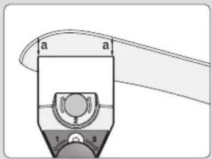 Tormek KJ-45 - Einspannen des Messers in die Vorrichtung - 4