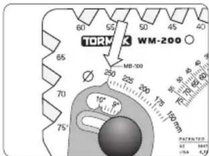 Tormek KJ-45 - Setting a new edge angle and measuring an edge angle - 1