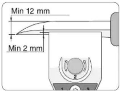 Tormek KJ-45 - Einspannen des Messers in die Vorrichtung - 8