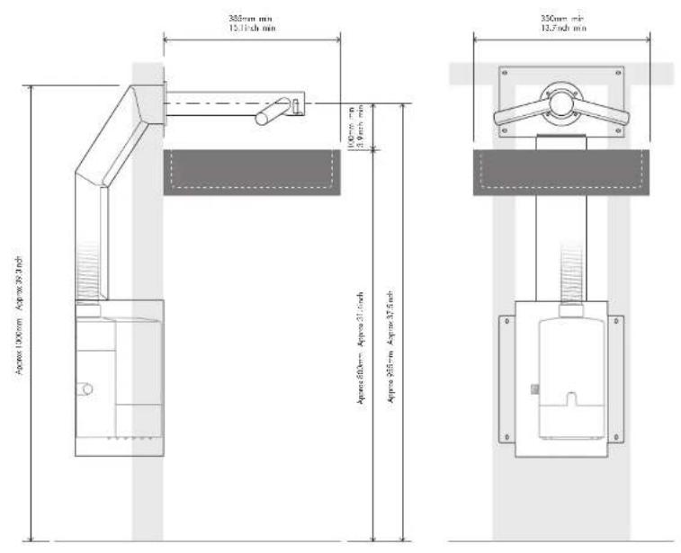 DYSON Airblade Wash+Dry - Instalarea - 2