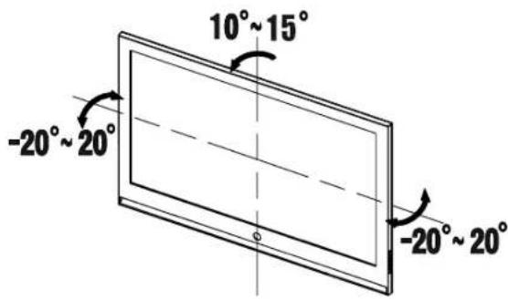 SAMSUNG WMN4277SK - Justering av väggfäste - 1