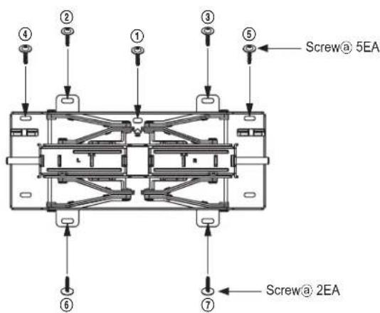 SAMSUNG WMN4277SK - Wall Bracket Assembly - 1