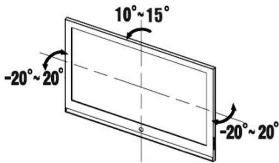 SAMSUNG WMN4277SK - Wall Bracket Angle Adjustment - 1