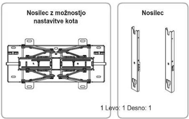 SAMSUNG WMN4277SK - Navodila za namestitev stenskega nosilca z možnostjo sukanja in nastavitve kota WMN4277SK - 3