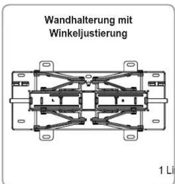 SAMSUNG WMN4277SK - Montageanleitung für schwenkbare Wandhalterung mit Winkeljustierung WMN4277SK - 3