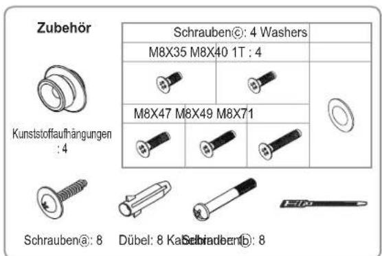 SAMSUNG WMN4277SK - Montageanleitung für schwenkbare Wandhalterung mit Winkeljustierung WMN4277SK - 5