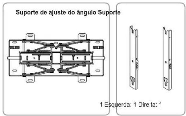SAMSUNG WMN4277SK - Guia de instalação do suporte de montagem na parede para ajuste do ângulo e rotação WMN4277SK - 3