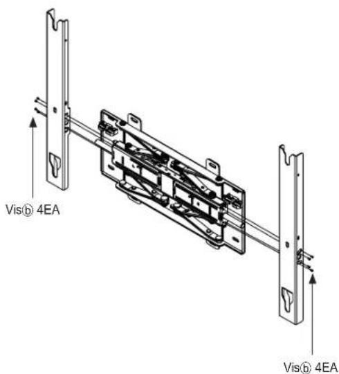 SAMSUNG WMN4277SK - Installation du support mural - 2