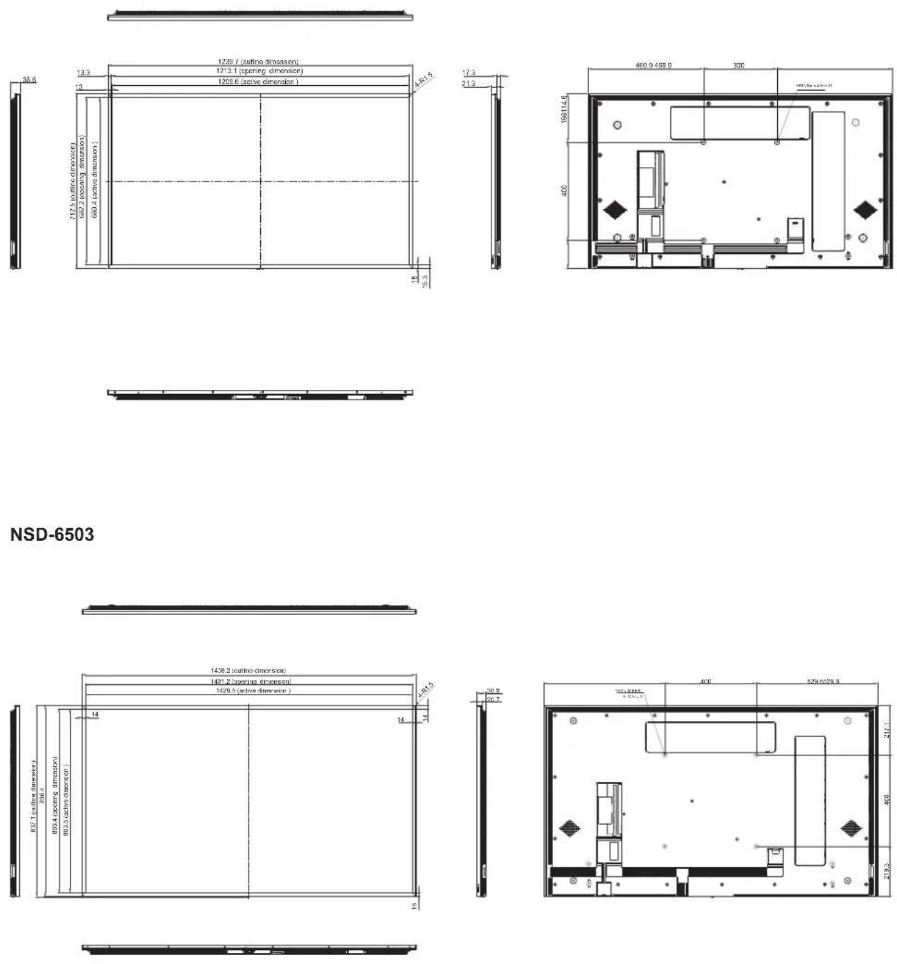AG Neovo NSD-3203 - SPÉCIFICATIONS - 1