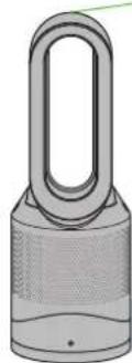 DYSON Pure Hot+Cool Link - Telecomando con alloggiamento magnetico. - 1