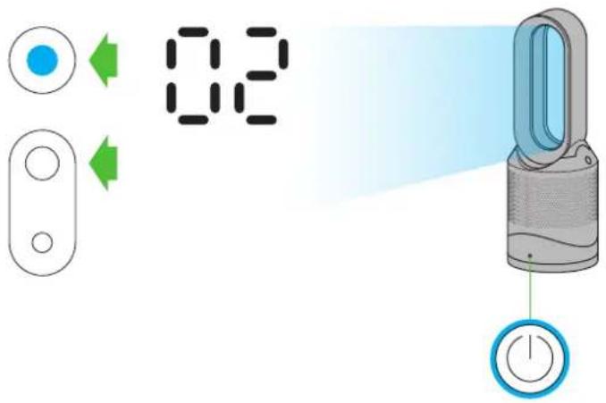 DYSON Pure Hot+Cool Link - Appliance is in cooling mode - 1