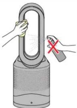 DYSON Pure Hot+Cool Link - ПРЕДОСТЕРЕЖЕНИЕ: устройство нагревается во время использования - 2