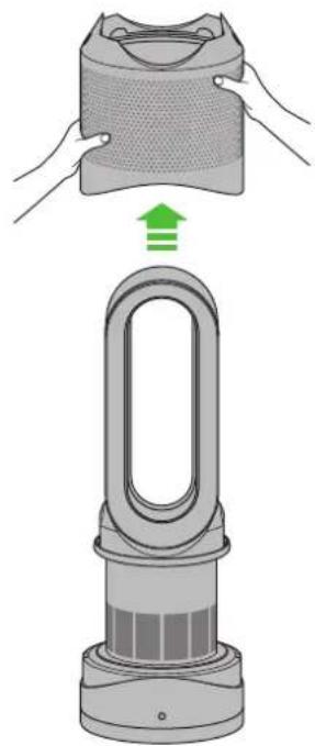 DYSON Pure Hot+Cool Link - Replacing the filter unit - 4