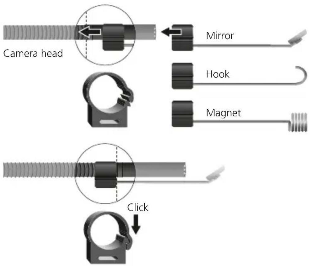 Laserliner VideoScope Micro - Inserting and removing the batteries - 3