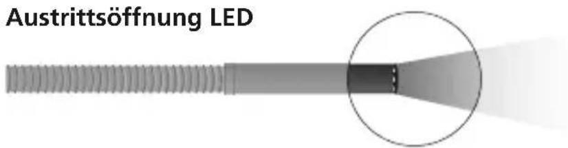 Laserliner VideoScope Micro - Austrittsöffnung LED - 1