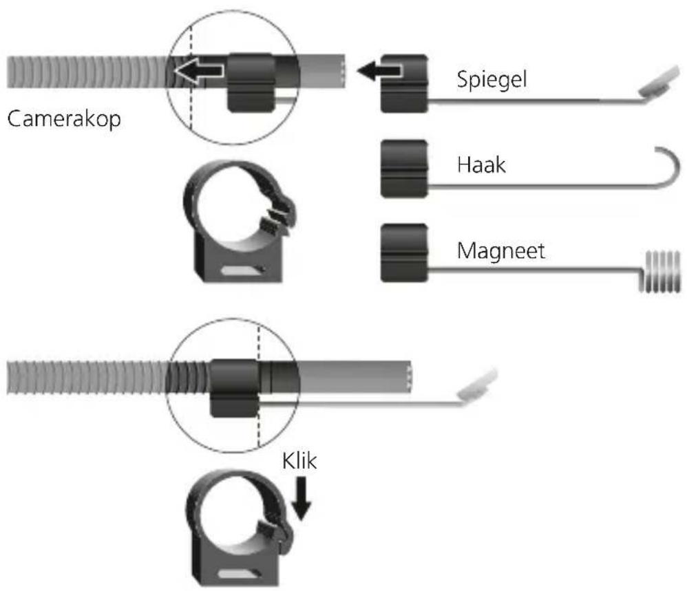 Laserliner VideoScope Micro - De batterijen plaatsen en verwijderen - 3