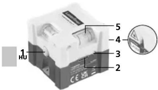 Laserliner LaserCube Green - Biztonsági utasítások - 1