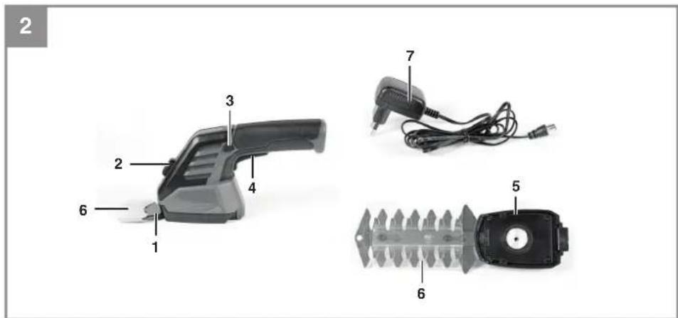 EINHELL GC-CG 3 6/70 Li WT - 2