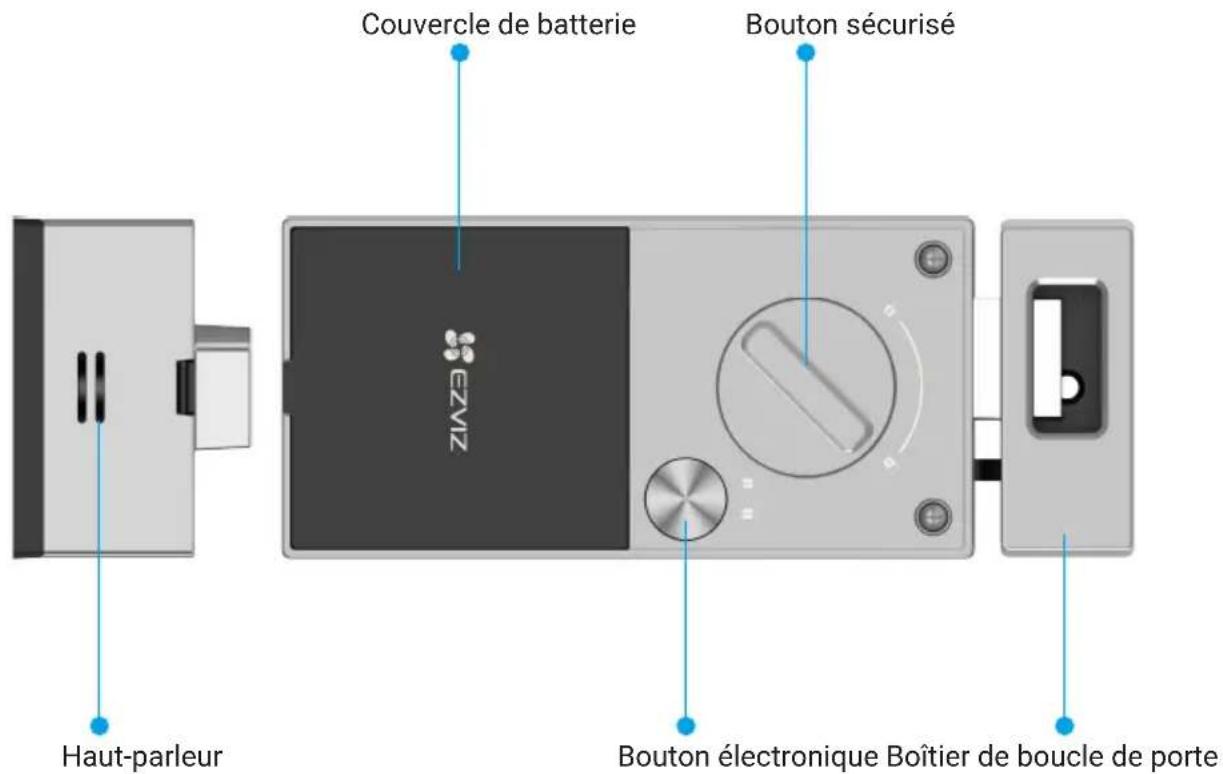 EZVIZ DL03 Pro - Panneau arrière - 1