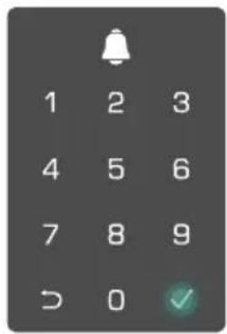 EZVIZ DL03 Pro - Déverrouillage par code d'accès - 2