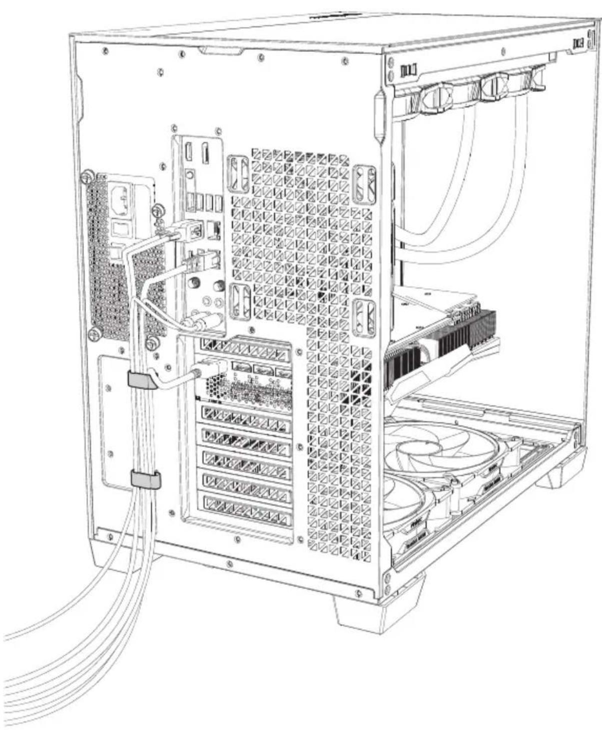 ANTEC C8 ARGB - CABLE MANAGEMENT IN THE BACK - 1