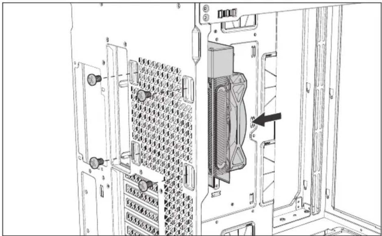 ANTEC C8 ARGB - LIQUID COOLING RADIATOR INSTALLATION - 4