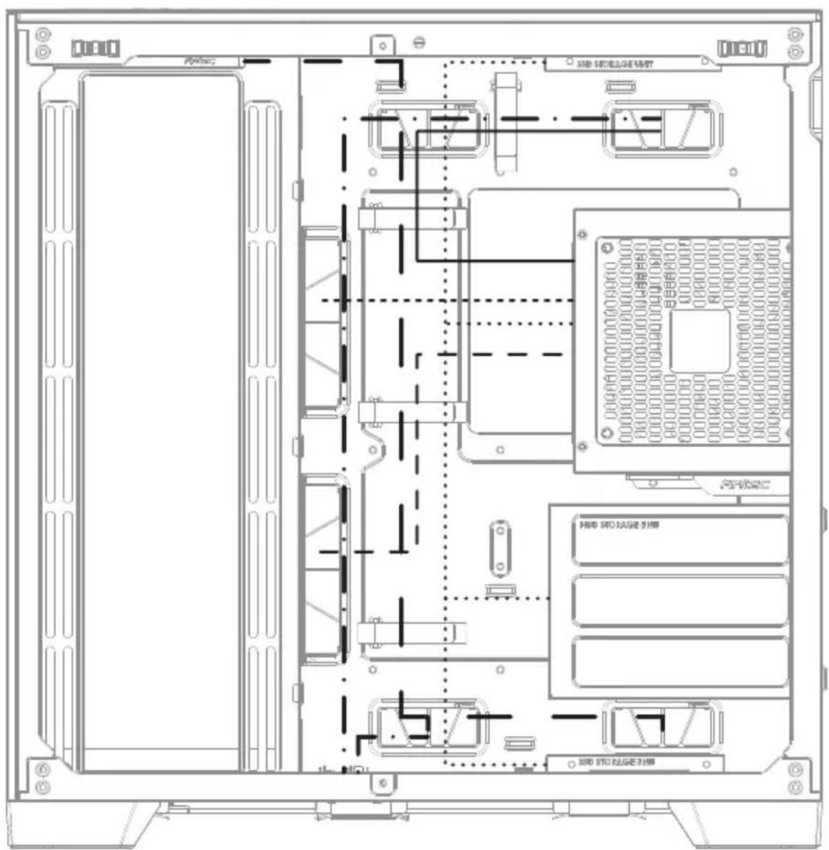 ANTEC C8 ARGB - ROUTING SUGGESTION - 1