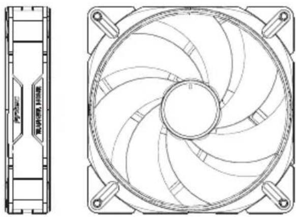 ANTEC C8 ARGB - FAN SPECIFICATIONS - 1