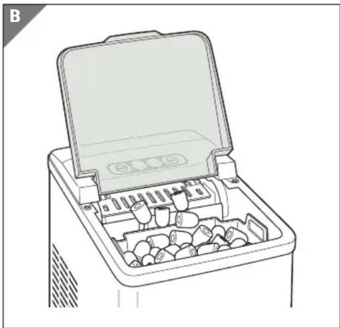 Ambiano GT-EWM-04 - c) Eiswürfel entnahmen - 1