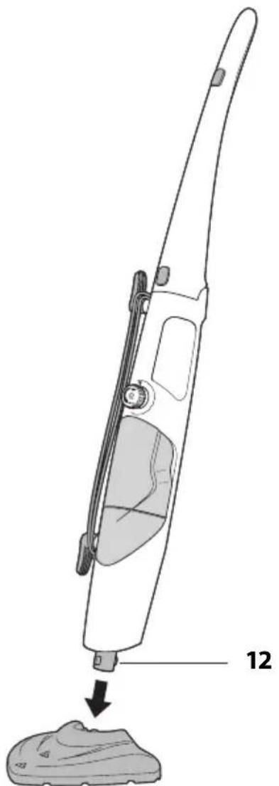 Ambiano GT-STM-03 - Onderdelen en bedieningselementen (zie rechterzijde) - 4