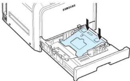 SAMSUNG CLP-607 - Chargement du papier - 2