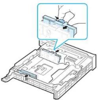SAMSUNG CLP-607 - Modification du format de papier dans le bac - 7