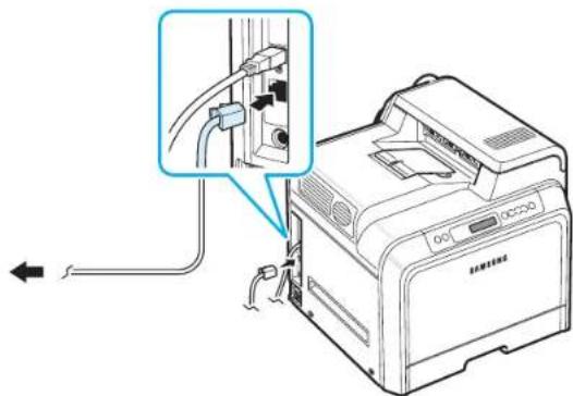 SAMSUNG CLP-607 - Installation d'une carte d'interface réseau - 10