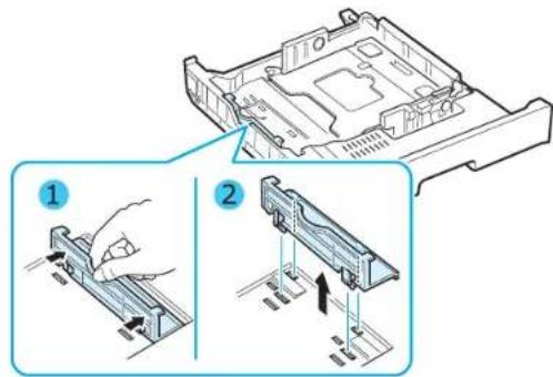 SAMSUNG CLP-607 - Modification du format de papier dans le bac - 4