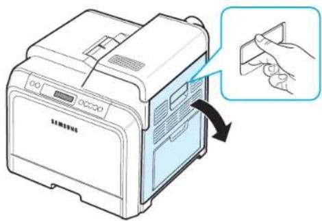 SAMSUNG CLP-607 - Au niveau des bacs d'alimentation - 1