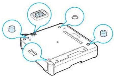 SAMSUNG CLP-607 - Installation d'un bac optionnel - 2