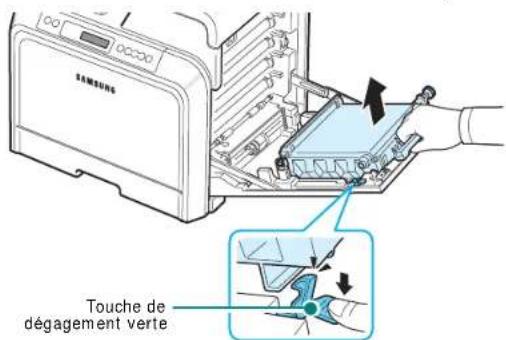 SAMSUNG CLP-607 - Remplacement de la courroie de transfert du papier - 2