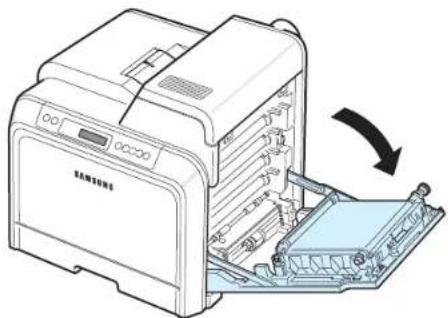 SAMSUNG CLP-607 - Nettoyage de l'intérieur de l'imprimante - 1