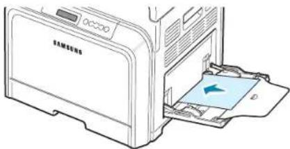 SAMSUNG CLP-607 - Utilisation de l'alimentation manuelle - 1