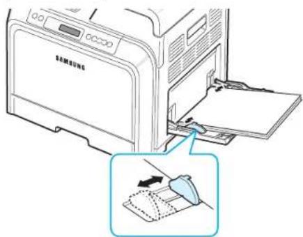 SAMSUNG CLP-607 - Utilisation du bac papier polyvalent - 5