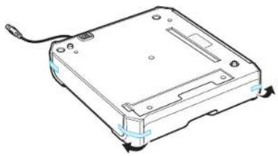 SAMSUNG CLP-607 - Installation d'un bac optionnel - 1