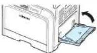 SAMSUNG CLP-607 - Utilisation du bac papier polyvalent - 6