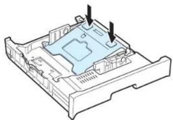 SAMSUNG CLP-607 - Modification du format de papier dans le bac - 2