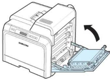 SAMSUNG CLP-607 - Au niveau du plateau de sortie - 8