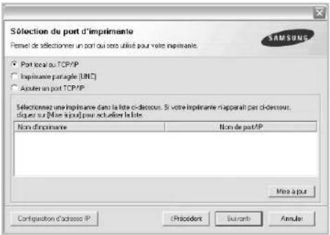 SAMSUNG CLP-607 - Sélectionnez l'imprimante, puis cliquez sur Suivant. - 1