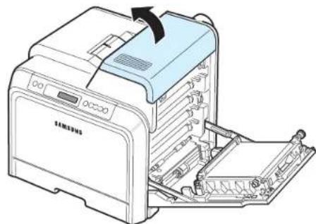 SAMSUNG CLP-607 - Au niveau du plateau de sortie - 3