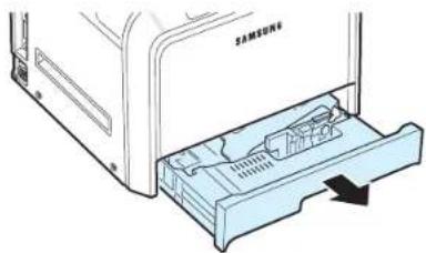 SAMSUNG CLP-607 - Chargement du papier - 1